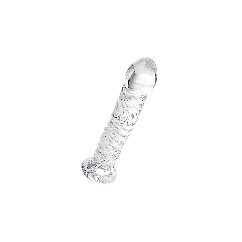Sexus Suction Cup Glass Dildo 16cm by ToyFa - Glass Sex Toys