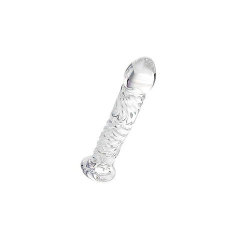 Sexus Suction Cup Glass Dildo 16cm by ToyFa - Glass Sex Toys