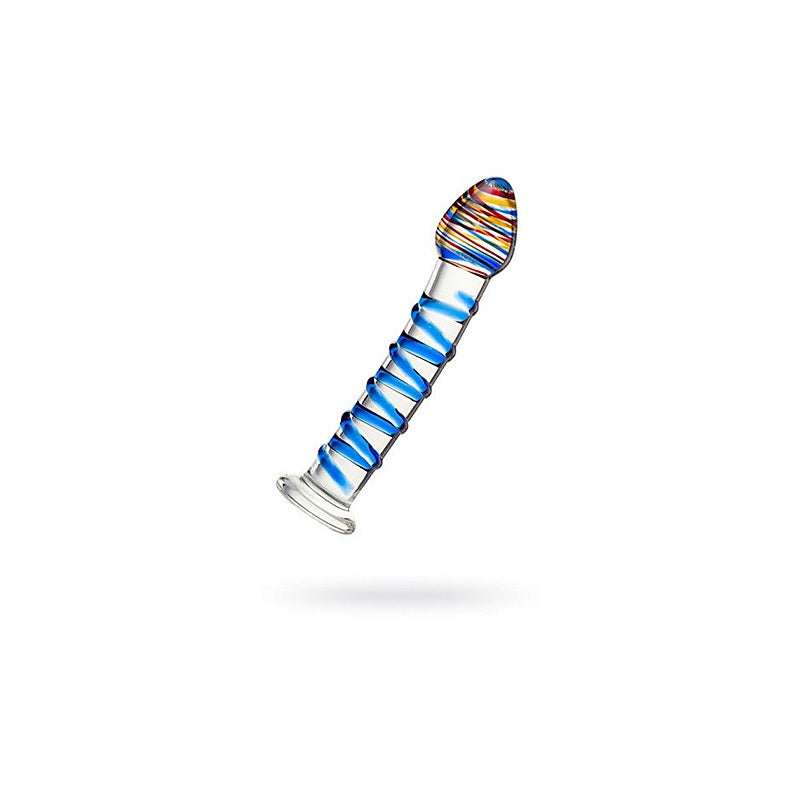 Sexus Unisex Glass Dildo With Suction Cup by ToyFa - Glass Sex Toys