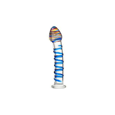 Sexus Unisex Glass Dildo With Suction Cup by ToyFa - Glass Sex Toys