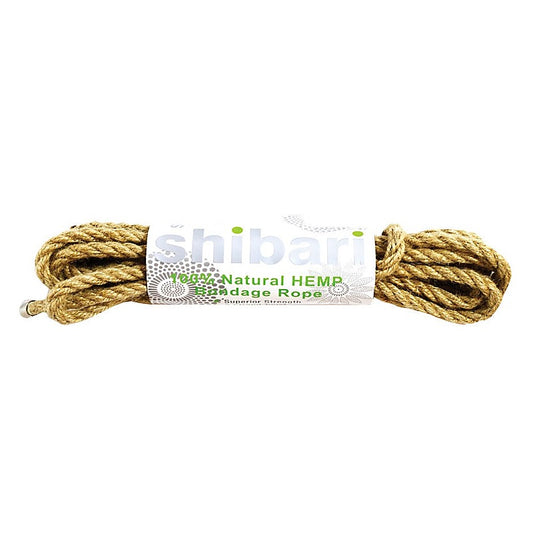100% Natural Hemp Bondage Rope 5m by Shibari - Cuffs And Restraints