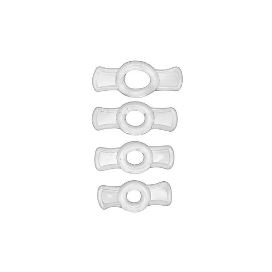 Size Matters Endurance 4 Piece Penis Ring Set by XR Brands - Cock Ring Sets