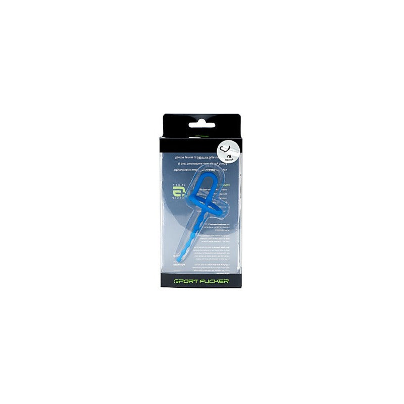 Sport Fucker Dipstick Silicone Penis Plug Blue Urethral Stimulation - Penis Plugs