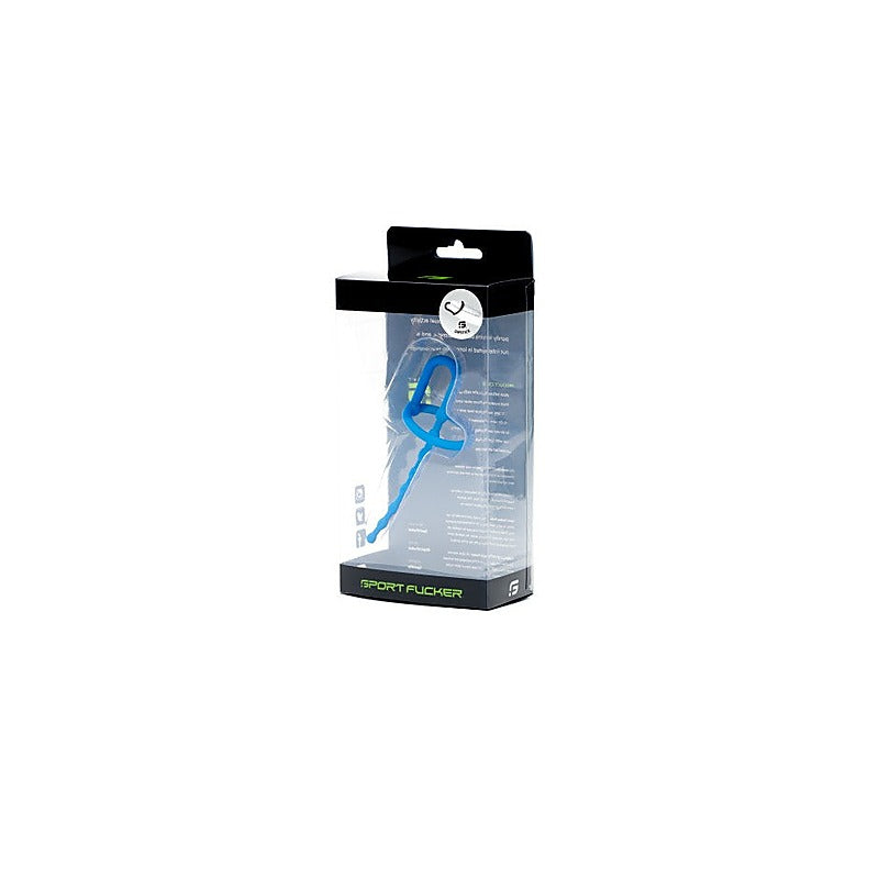 Sport Fucker Dipstick Silicone Penis Plug Blue Urethral Stimulation - Penis Plugs