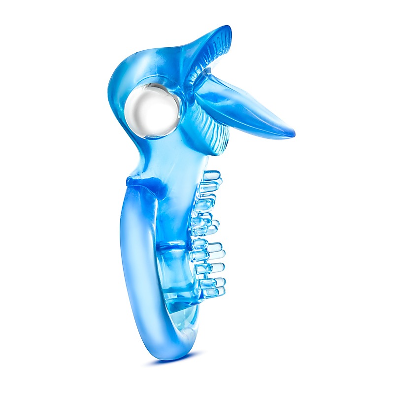 Stay Hard 10 Function Vibrating Tongue Cock Ring - Vibrating Cock Rings