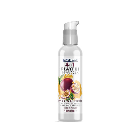 Swiss Navy Playful Flavours 4-in-1 Wild Passion Fruit - Water Based Lubes
