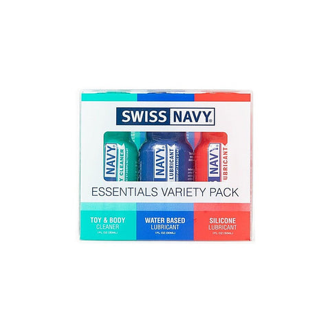 Swiss Navy Essentials Adult Lubricant Travel Kit - Massage Oils and Lubricants