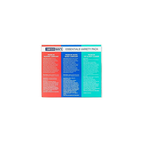 Swiss Navy Essentials Adult Lubricant Travel Kit - Massage Oils and Lubricants