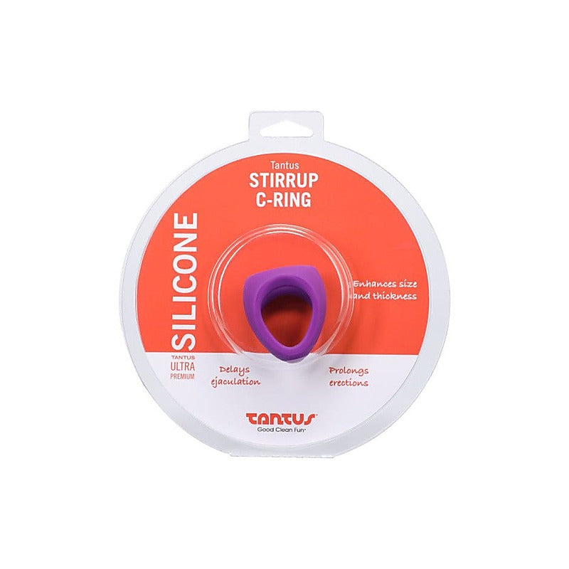 Stirrup Stretchy Mens Silicone Cock Ring by Tantus - Stretchy Cock Rings
