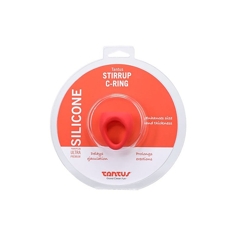 Stirrup Stretchy Mens Silicone Cock Ring by Tantus - Stretchy Cock Rings