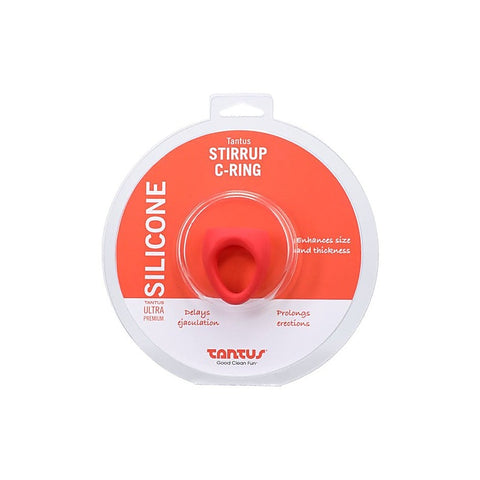 Stirrup Stretchy Mens Silicone Cock Ring by Tantus - Stretchy Cock Rings