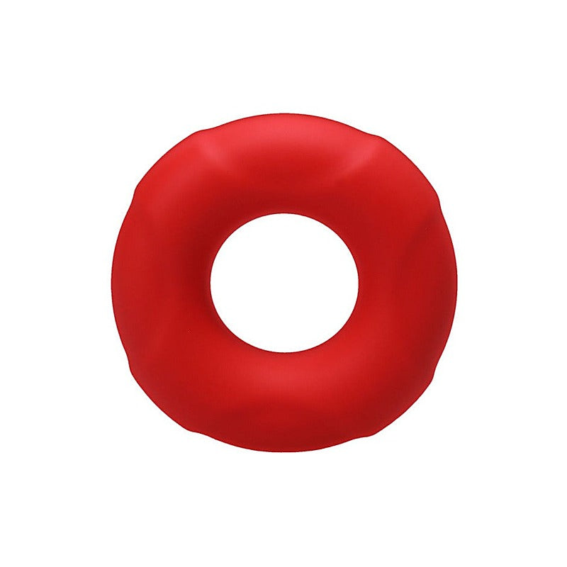 Tantus Buoy Stretchy Silicone Mens Cock Ring Medium Crimson - Stretchy Cock Rings