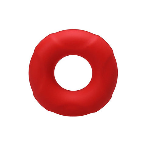 Tantus Buoy Stretchy Silicone Mens Cock Ring Medium Crimson - Stretchy Cock Rings