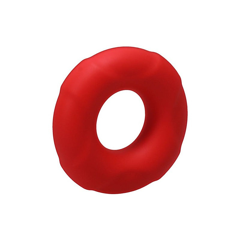 Tantus Buoy Stretchy Silicone Mens Cock Ring Medium Crimson - Stretchy Cock Rings