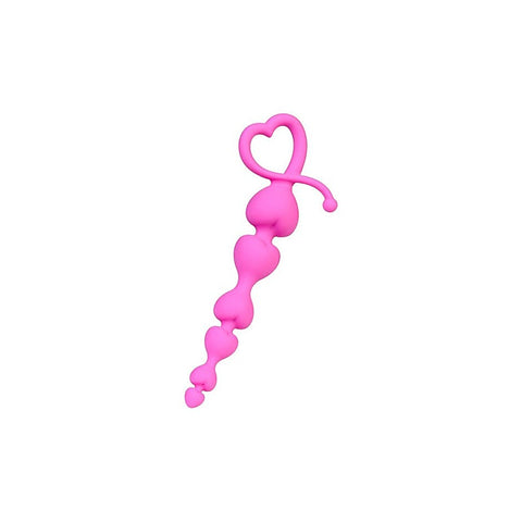 Sweety Pink Silicone Anal Chain by ToDo - Anal Beads and Balls