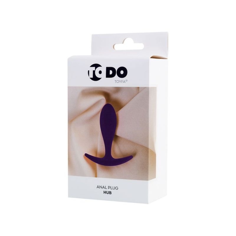 Hub Silicone Wide Stopper Anal Plug by ToDo - Butt Plugs