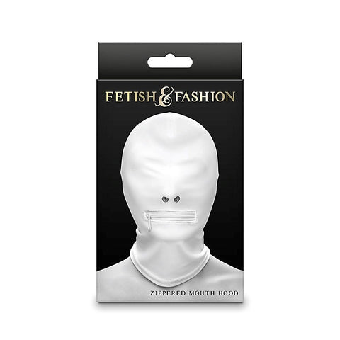Premium Zippered Mouth Hood by NS Novelties - Bondage Hoods