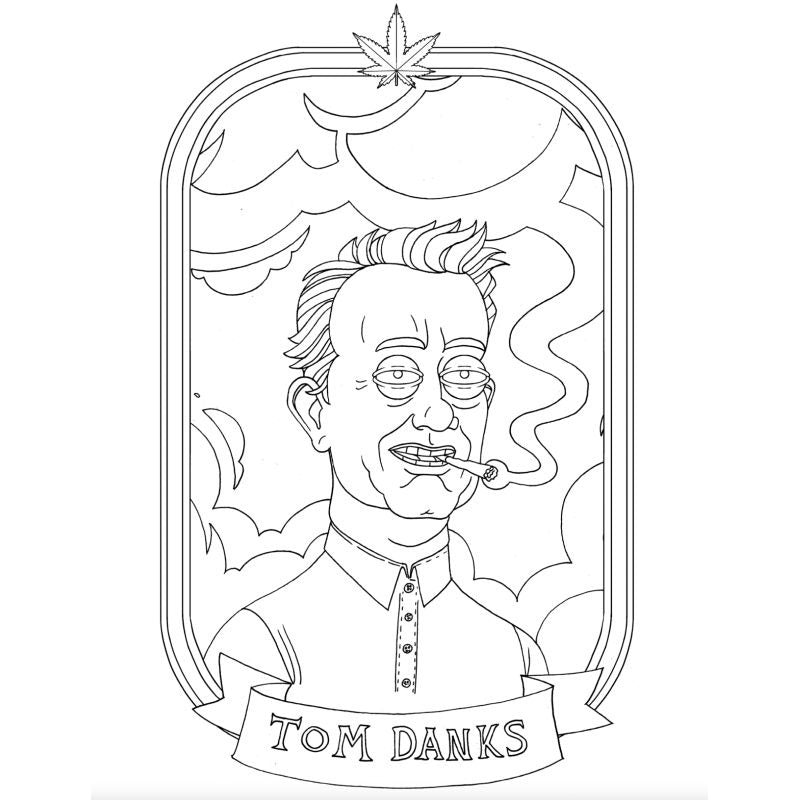 High AF Colouring Book Party Gift by Wood Rocket - Party Gifts and Novelties