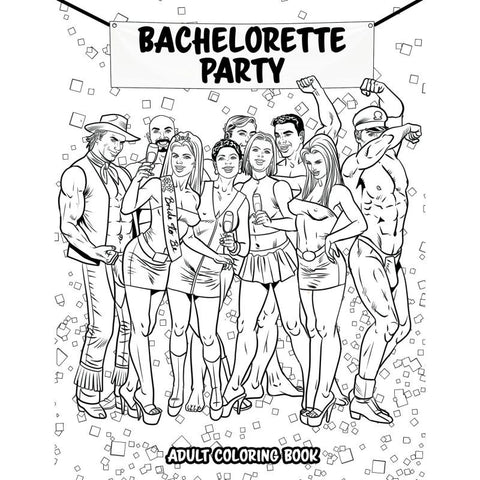 Bachelorette Party Colouring Book Party Gift - Party Gifts and Novelties