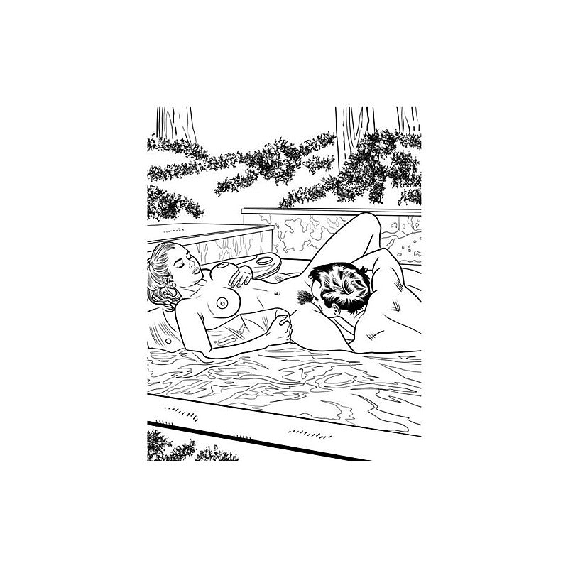 Oral Sex Adult Colouring Book by Wood Rocket - Party Gifts and Novelties