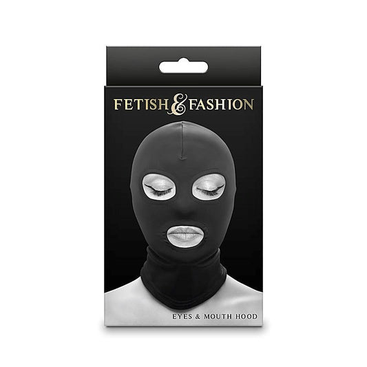 Eyes & Mouth Hood by NS Novelties - Bondage Hoods