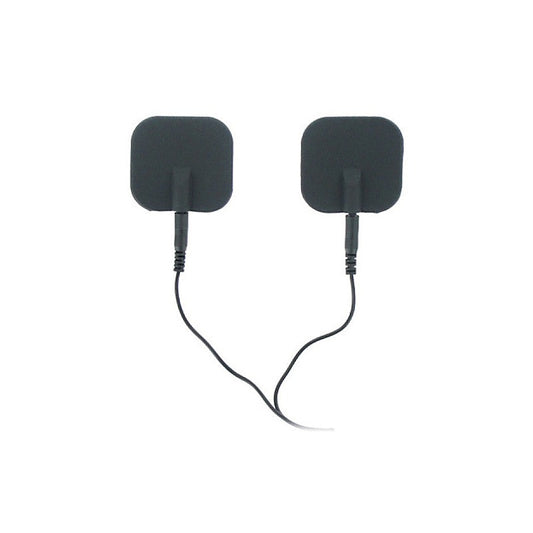 Zeus Deluxe Black Electro Pads by XR Brands - Electro Sex