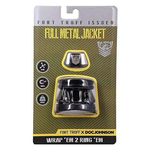 Fort Troff Full Metal Jacket Men's Cock Ring by Doc Johnson - Stretchy Cock Rings