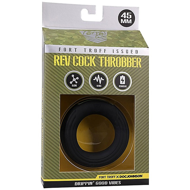 Fort Troff Rev Cock Throbber Vibrating Cock Ring - Vibrating Cock Rings