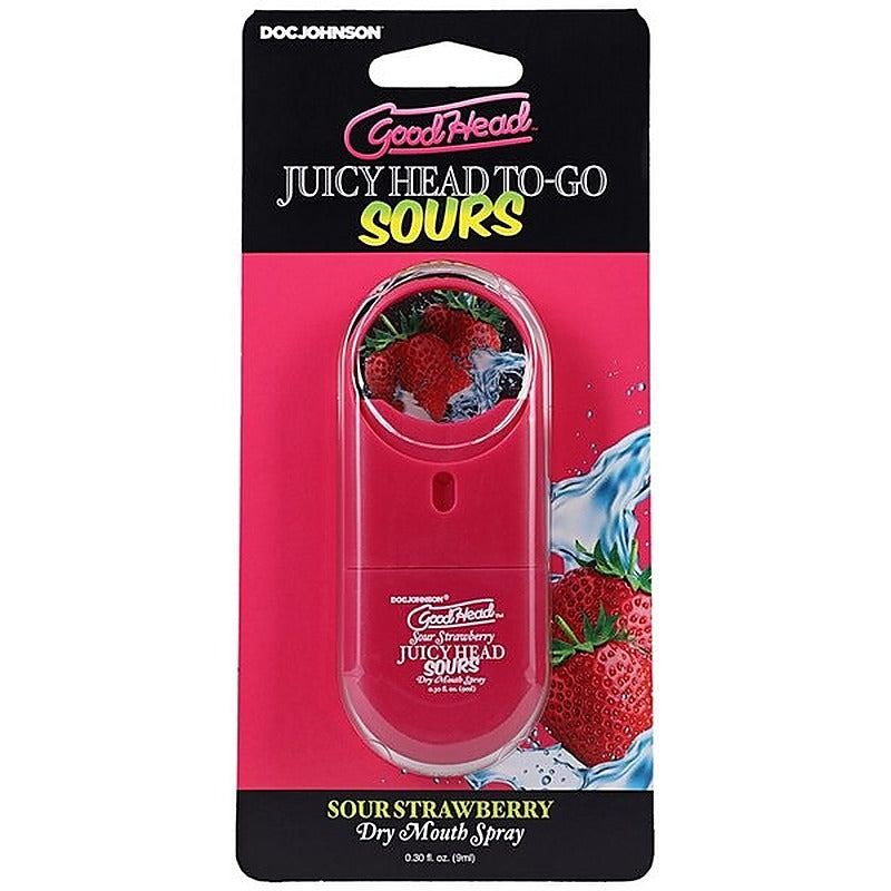 GoodHead Juicy Head Dry Mouth Spray To-Go by Doc Johnson - Delay and Excite Sprays