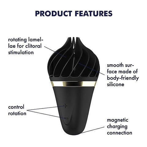 Sweet Treat Silicone Clitoral Vibrator by Satisfyer - Clit Ticklers and Pulsators