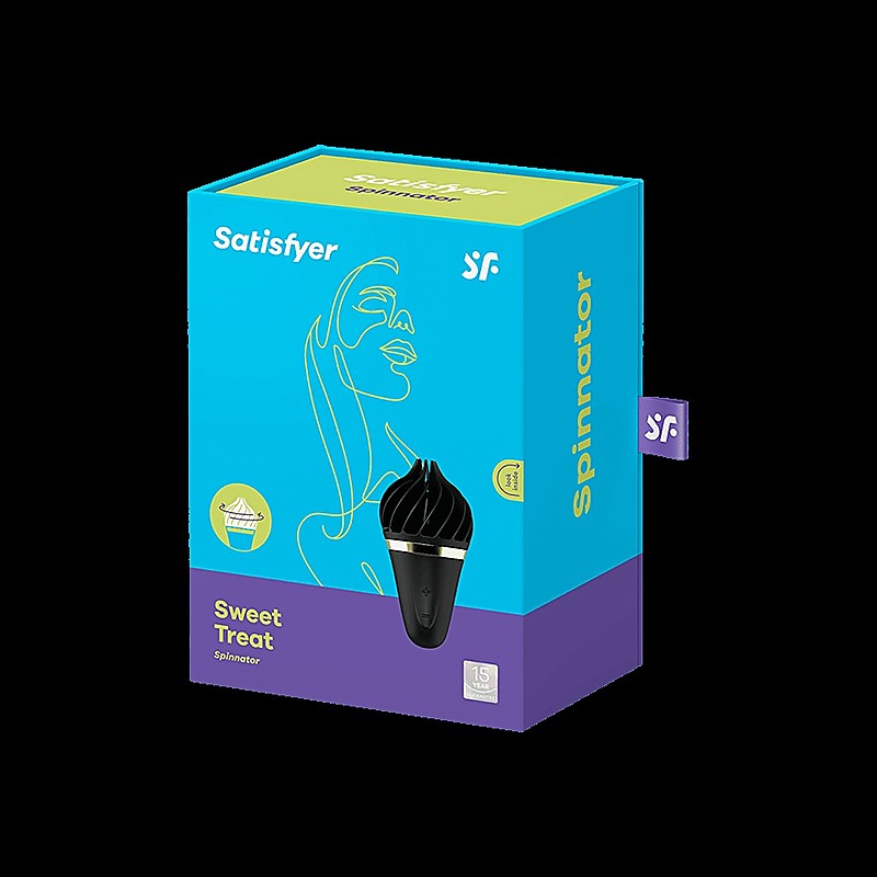 Sweet Treat Silicone Clitoral Vibrator by Satisfyer - Clit Ticklers and Pulsators
