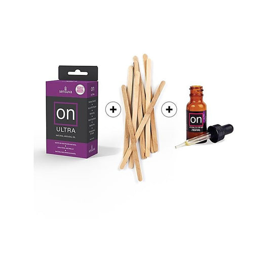 ON Ultra Arousal Massage Oil Kit by Sensuva - Massage Oils and Lubricants