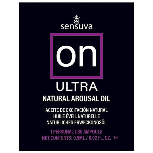 Ultra Arousal Massage Oil by Sensuva On - Massage Oils and Lubricants