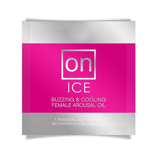 On Ice Arousal Oil Single Use Ampoule Packet by Sensuva On - Massage Oils and Lubricants