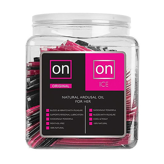 On Arousal Oil Original and ICE Single Use Ampoule Tub - Massage Oils and Lubricants