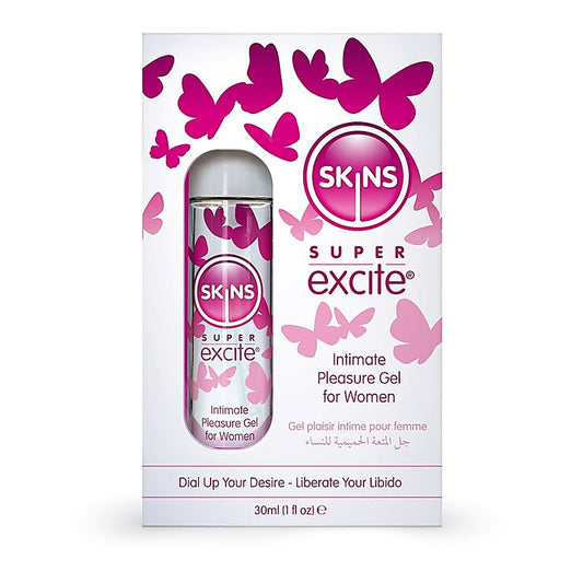 Super Excite Clitoral Stimulation Gel by Skins Touch - Delay and Excite Sprays