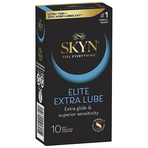 Ansell Skyn Elite Extra Lubricated Ultra Thin Condoms 10 Pack Ultra Thin - Condoms