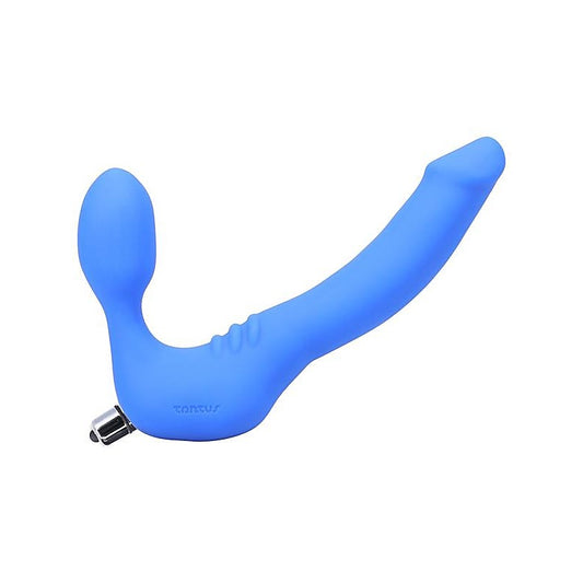 Strapless Slim Vibrating Double Ender by Tantus - Vibrating Dildos