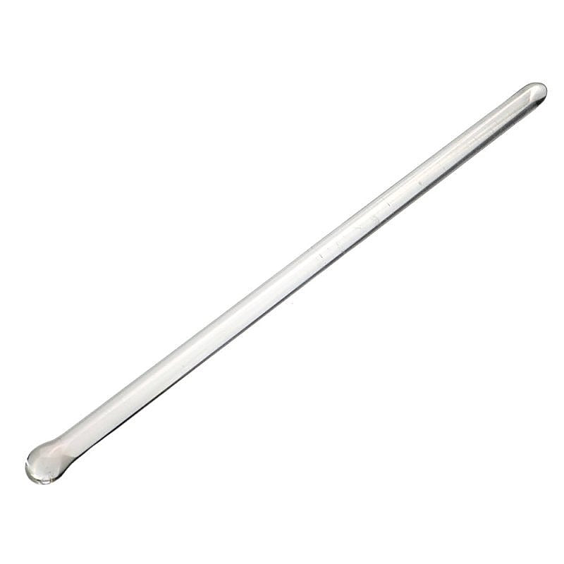 Clear Glass Smooth Mens Urethral Plug by BDStyle - Urethral Sounds