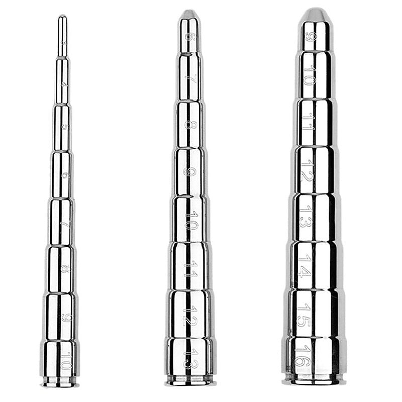 Mens Metal Urethral Bougie Measuring Device by BDStyle - Urethral Sounds