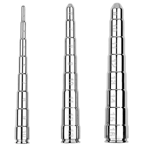 Mens Metal Urethral Bougie Measuring Device by BDStyle - Urethral Sounds