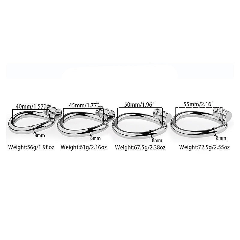 Petal Metal Male Chastity Cage by BDStyle - Male Chastity