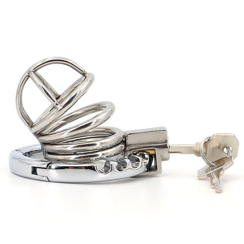 Tiny Gear Ring Mens Chastity Cage by BDStyle - Male Chastity
