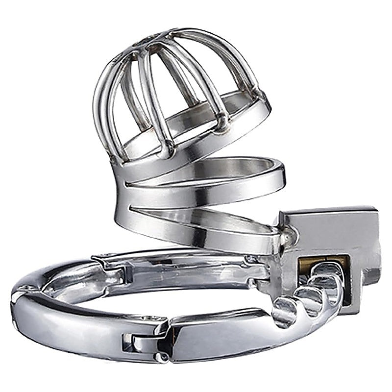 Stainless Steel Adjustable Mens Chastity Cage by BDStyle - Male Chastity