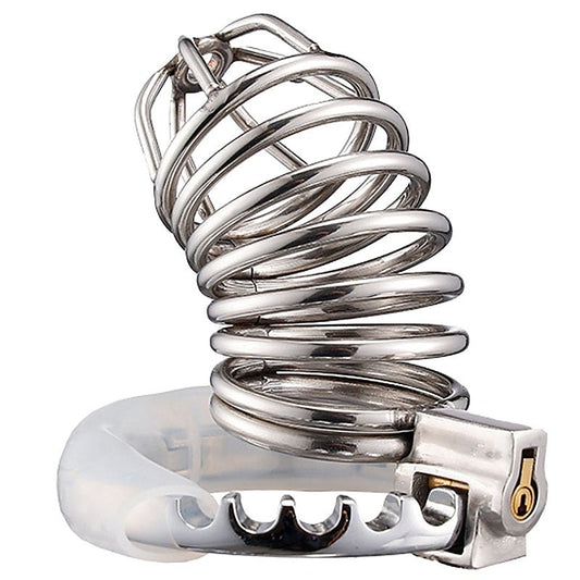 Beginner Cage Adjustable Bird Metal Cock Cage by BDStyle - Male Chastity