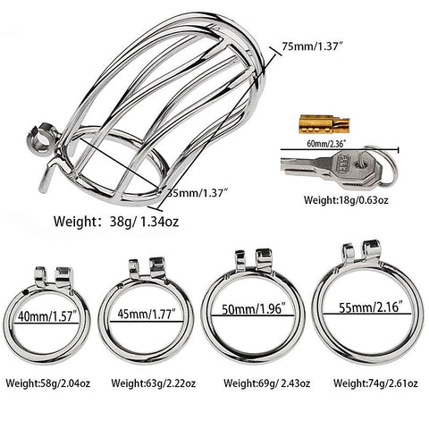 Classic Small Banana Male Chastity Cage By Bdstyle - Male Chastity
