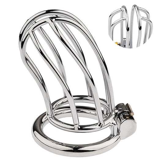 Classic Small Banana Male Chastity Cage Hide Lock - Male Chastity
