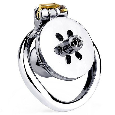 Stainless Steel & Silicone Male Chastity Bird Cage - Male Chastity