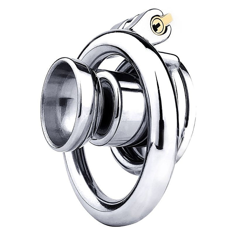 Stainless Steel & Silicone Male Chastity Bird Cage - Male Chastity