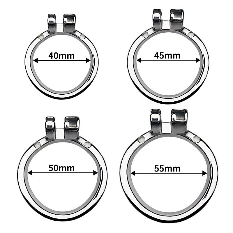 Stainless Steel & Silicone Male Chastity Bird Cage - Male Chastity